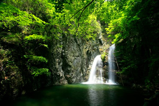 西峽老君洞17℃的夏日冰爽