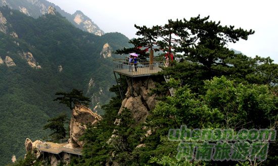 堯山“青龍飛天棧道云上”