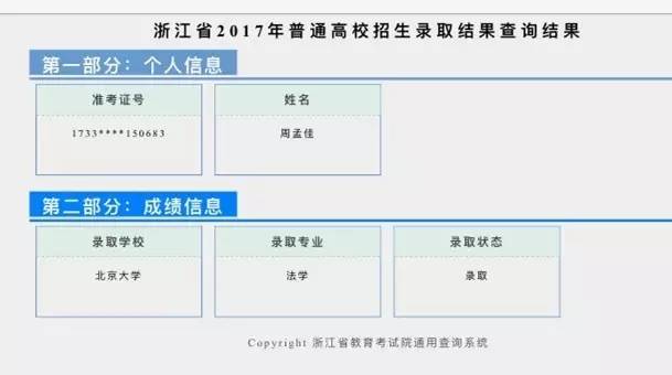 美少女高考577分 因有特長北大要降219分錄取